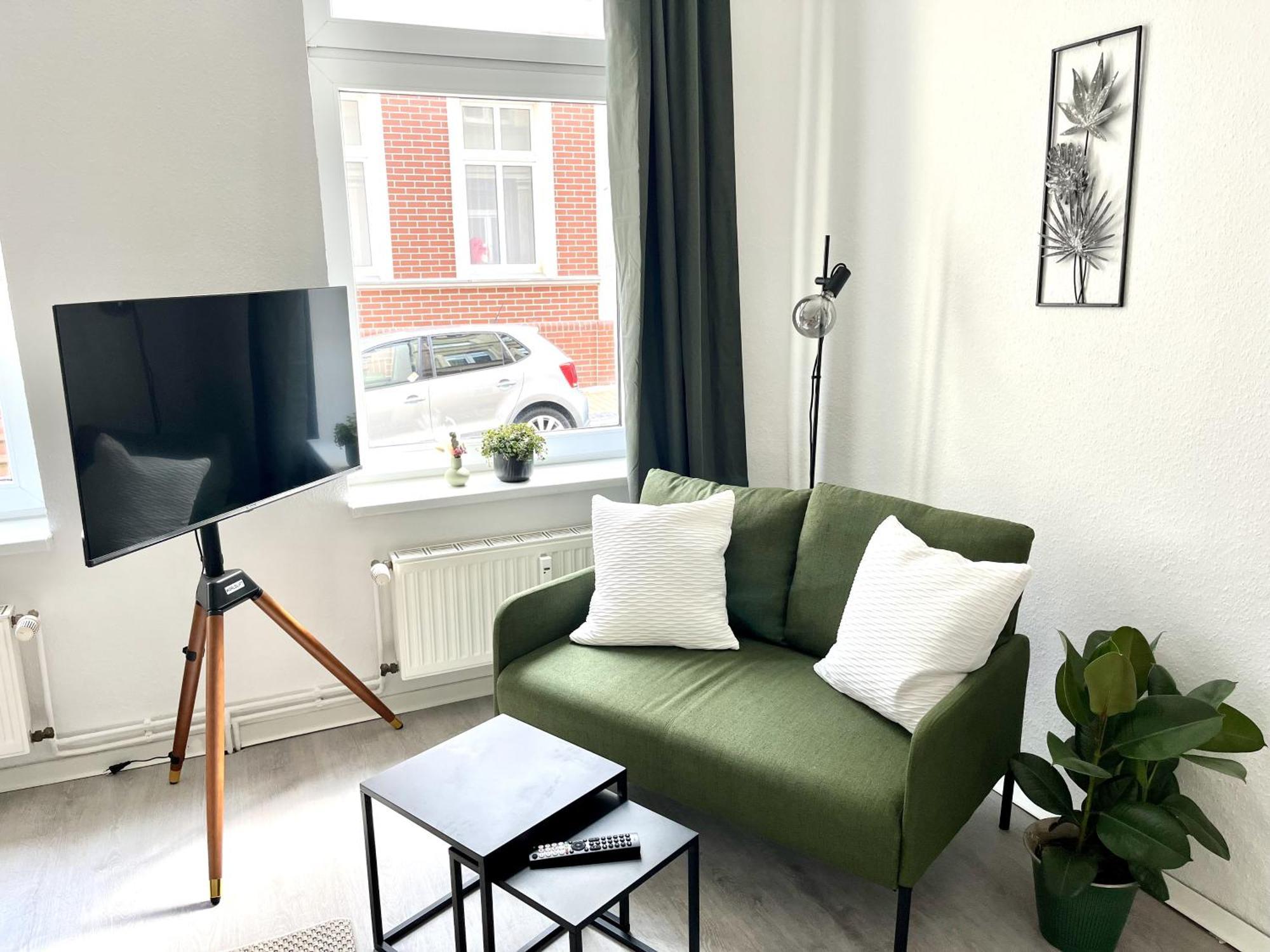 Endless: Studio Mit Netflix + Workstation Im Zentrum Шверін Екстер'єр фото